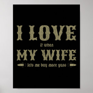 Ich Liebe es, wenn meine Ehefrau mir Lasse, mehr W Poster