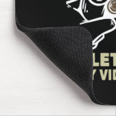 Ich liebe es, wenn meine Mutter mich Videospiele s Mousepad (Ecke)