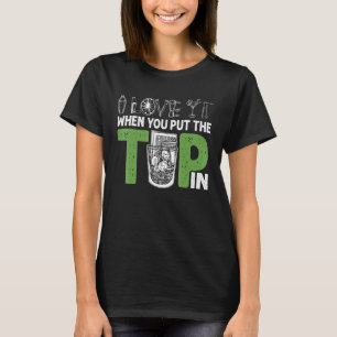 Ich Liebe es, wenn Sie den Tipp in Barkeeper Mixol T-Shirt