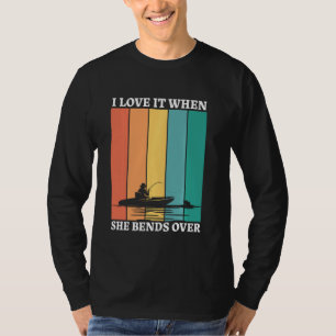 Ich Liebe es, wenn sie über den Fischfang schwappt T-Shirt