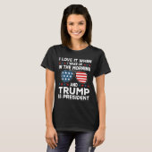 Ich Liebe es, wenn Trump Präsident 47 wird. T-Shirt (Vorne ganz)