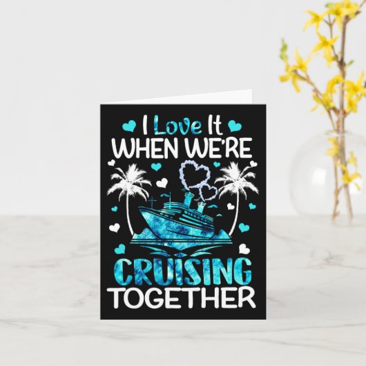 Ich Liebe es, wenn wir gemeinsam Männer treffen K Karte (Gelbe Blume)