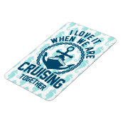 Ich Liebe es, wenn wir gemeinsam reisen - Tür Magnet (Linke Seite)