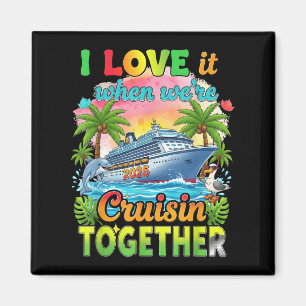 Ich Liebe es, wenn wir gemeinsam sommerliche Kreuz Magnet