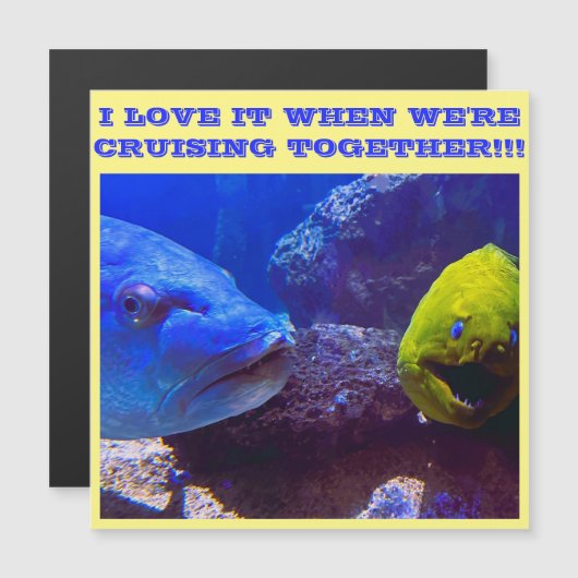 ICH LIEBE ES, WENN WIR UNS GEMEINSAM TÜR MAGNET KR (Vorne/Hinten)