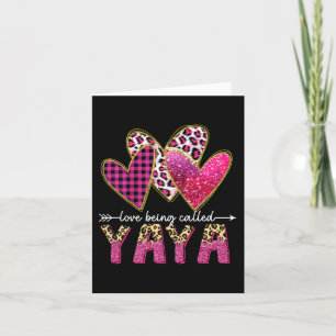 Ich liebe es, Yaya Oma Valentine Mütter genannt zu Karte