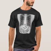 Ich Liebe esse Sandwiches X Ray beweist es T-Shirt (Vorderseite)