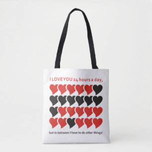 ICH LIEBE EUCH 24 STUNDEN ... TASCHE