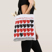 ICH LIEBE EUCH 24 STUNDEN ... TASCHE (Von Nahem)
