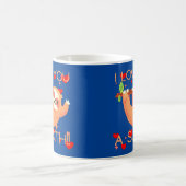 ICH LIEBE EUCH EIN LANGSAMER, lustiger Valentinsta Kaffeetasse (Mittel)