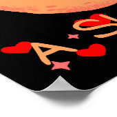 ICH LIEBE EUCH EIN LANGSAMER, lustiger Valentinsta Poster (Ecke)