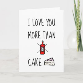 ICH LIEBE EUCH MEHR ALS, Funny Valentine's Day Car Karte