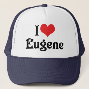 Ich liebe Eugene Truckerkappe