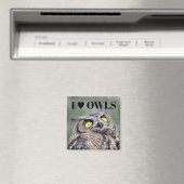 Ich liebe Eulen Magnet (In Situ (Geschirrspüler))
