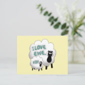 Ich Liebe Ewe, Kind! Postkarte (Stehend Vorderseite)