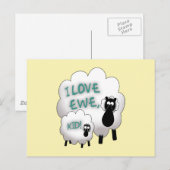 Ich Liebe Ewe, Kind! Postkarte (Vorne/Hinten)