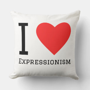 Ich liebe Expressionismus Kissen