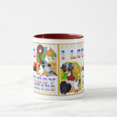 Ich Liebe Extravagante Tauben! Tasse (Zentrum)