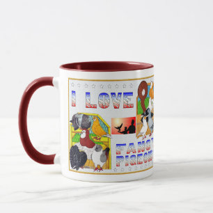 Ich Liebe Extravagante Tauben! Tasse