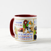 Ich Liebe Extravagante Tauben! Tasse (Vorderseite Links)