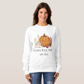 Ich Liebe fallen die meisten Pumpkin-Blume Sweatshirt (Vorne ganz)