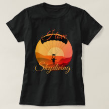 Ich liebe Fallschirmspringen Retro-Fallschirmsprin