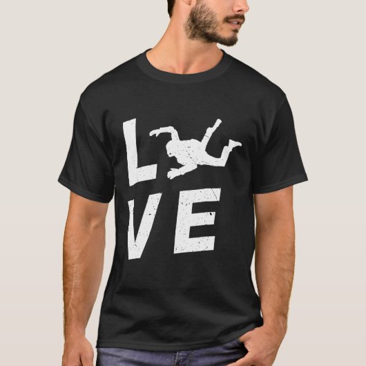 Ich liebe Fallschirmspringen Shirt (Vorderseite)