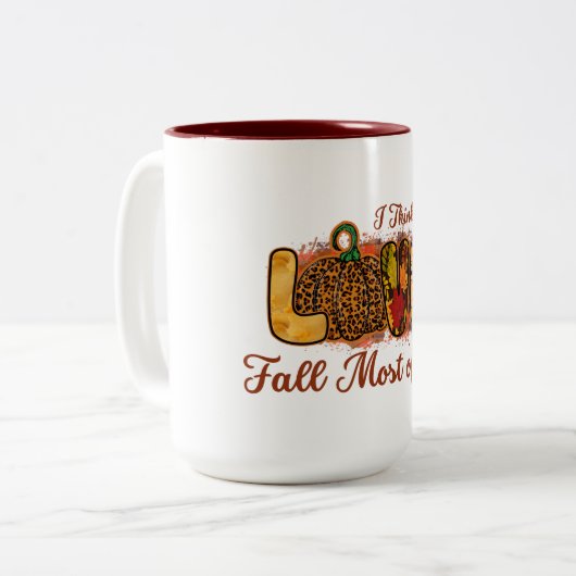 Ich Liebe fällt fast die ganze Tasse (Vorderseite Links)