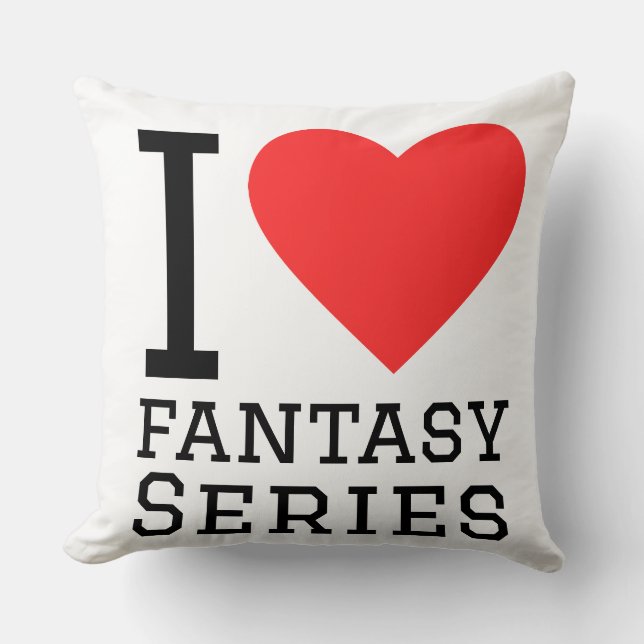 Ich liebe Fantasy-Serien Kissen (Vorderseite)
