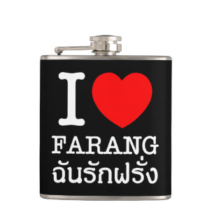 Ich liebe Farang Flachmann
