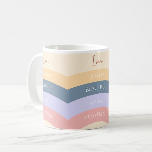 Ich liebe Farb-Kaffeetasse Kaffeetasse (Vorderseite Links)