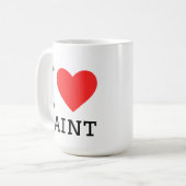 Ich liebe Farbe Kaffeetasse (Vorderseite Links)