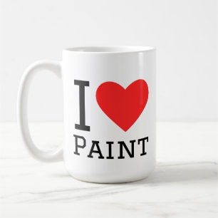 Ich liebe Farbe Kaffeetasse