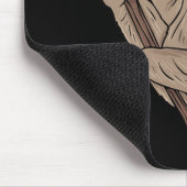Ich liebe Faultier ASL-Handgeste Gehörloser Hörver Mousepad (Ecke)