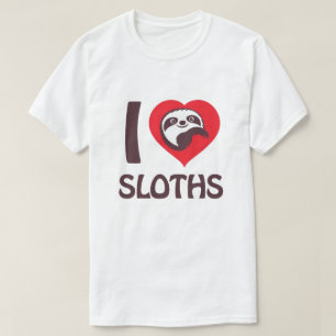 Ich liebe Faultiere T-Shirt