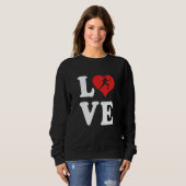 Ich liebe Fechten 2 Sweatshirt (Vorne ganz)