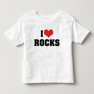 Ich liebe Felsen - Gesteinsgeologie Geologe Liebha Kleinkind T-shirt