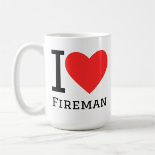 Ich liebe Feuerwehrmann  Kaffeetasse
