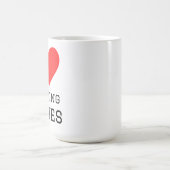 Ich liebe Fighting Games Kaffeetasse (Mittel)