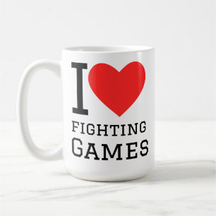 Ich liebe Fighting Games Kaffeetasse