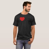 Ich liebe Fiji Geschenk T-Shirt (Vorne ganz)