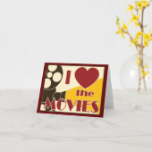 Ich Liebe Filme Karte (Gelbe Blume)