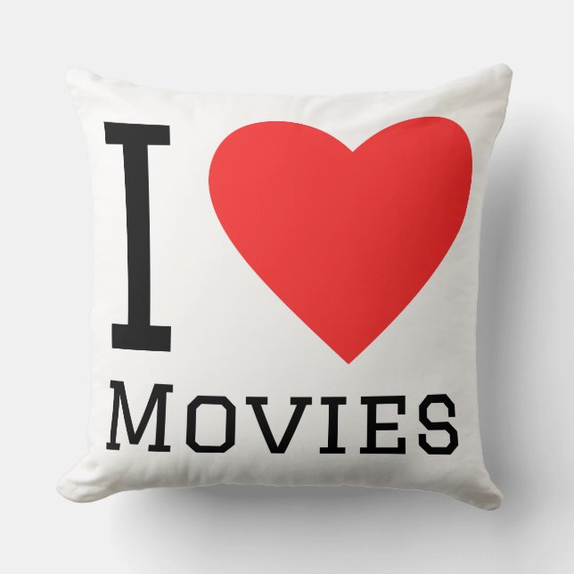 Ich liebe Filme Kissen (Vorderseite)