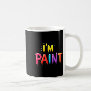 Ich liebe Fingerfarbe, ich male süßes Paar Kaffeetasse