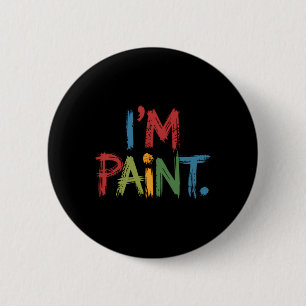 Ich liebe Fingerfarben Ich bin ein lustiges Paar V Button