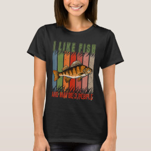 Ich liebe Fische und vielleicht 3 Leute Vintage T-Shirt
