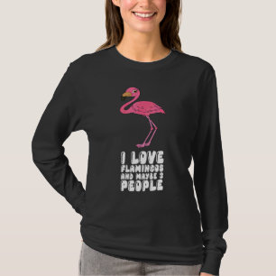 Ich liebe Flamingos und vielleicht 3 Leute T-Shirt