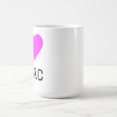 Ich liebe Flieder Kaffeetasse (Mittel)
