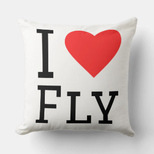 Ich liebe Fliegen Kissen