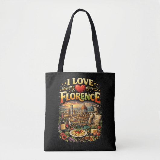 Ich liebe Florenz Tasche (Vorderseite)